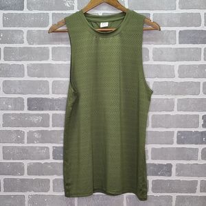 Zyia Olive Chill Tank Top Size Large